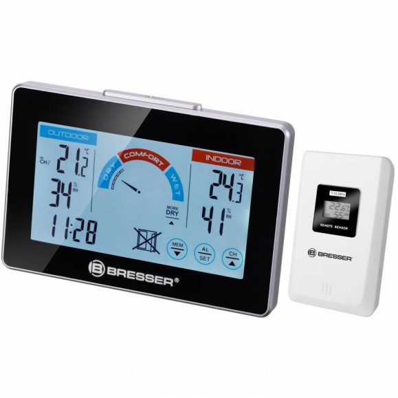 BRESSER radio thermometer / hygrometer with ventilation recommendation function