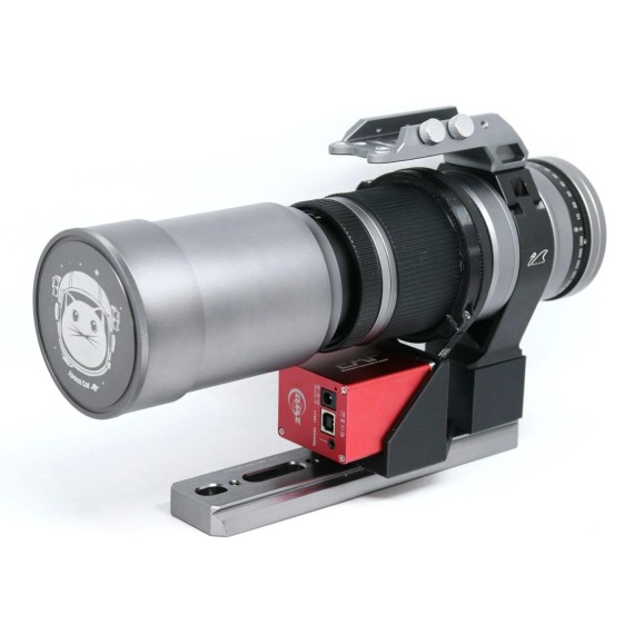 Mounting kit for attaching ZWO EAF focusing motor to the RedCat from William Optics