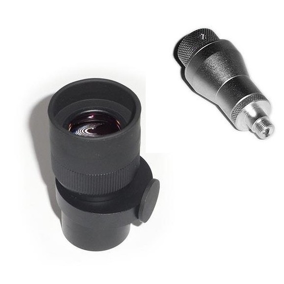 Guiding eyepiece set TS 23mm with crosshair reticle and illuminator