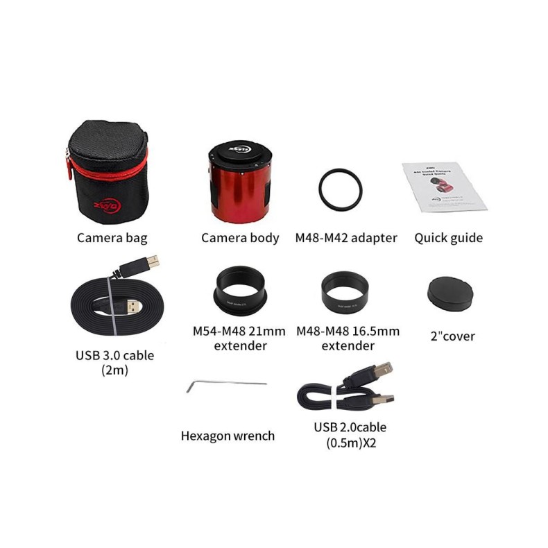 Refrigerated astronomical camera ZWO... Refrigerated astronomical camera ZWO...