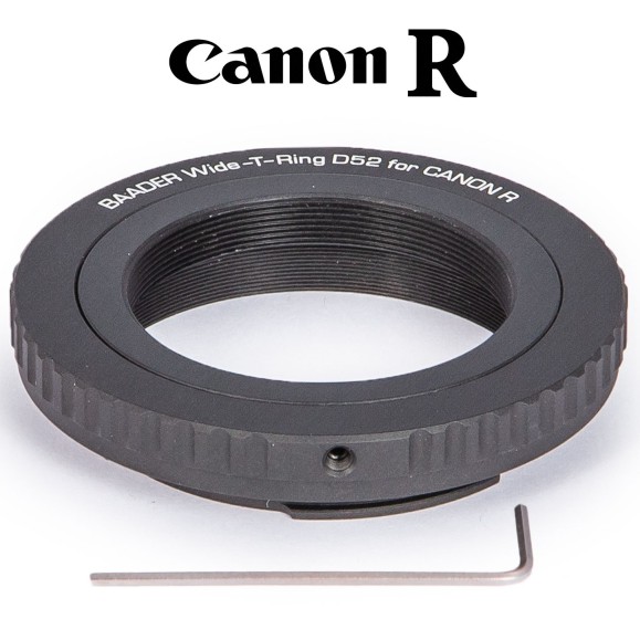 Wide field T2 ring Baader Planetarium for Canon R type cameras