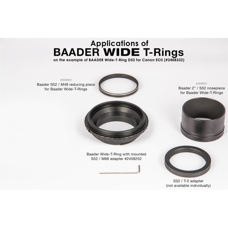 Wide field T2 ring Baader Planetarium... Wide field T2 ring Baader Planetarium...