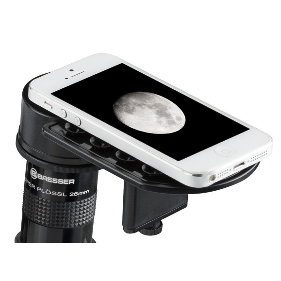BRESSER Deluxe Smartphone Stand for Telescopes and Microscopes