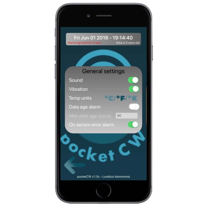 Pocket Cloud Watcher Lunatico USB PC... Pocket Cloud Watcher Lunatico USB PC...