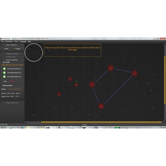 Polar finder PoleMaster QHY with adapter for EQ8