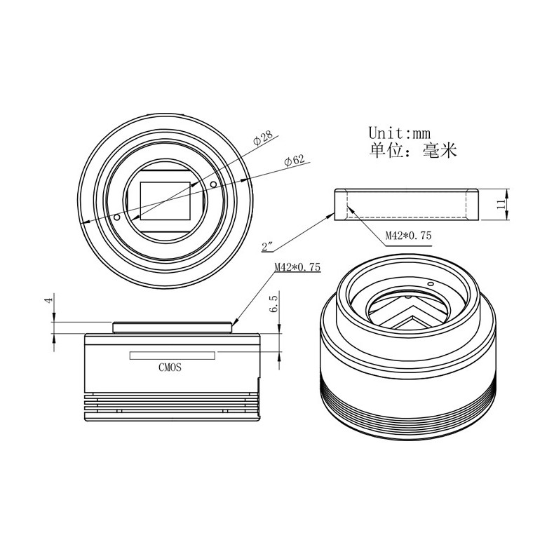 CCD Camera ZWO ASI 294MM CCD Camera ZWO ASI 294MM