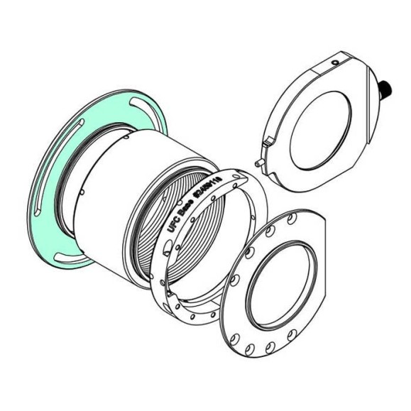 BAADER PLANETARIUM C8 Hyperstar/SC/HD adapter with S70 dovetail to UFC base