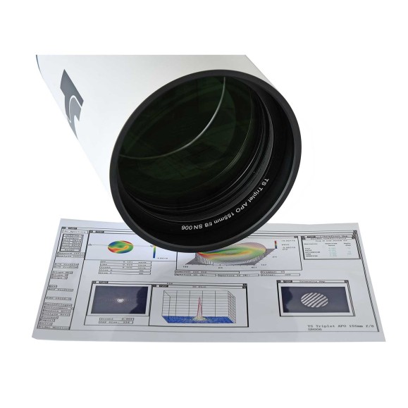 Telescope TS 90 mm f / 6 FPL55 Triplet APO Refractor with certificate