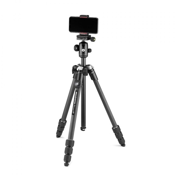 Tripod Manfrotto Element MII Mobile BT Carbon (with Smartphone clamp and Bluetooth remote control)