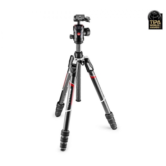 Tripod Manfrotto Befree GT twist lock Carbon Black