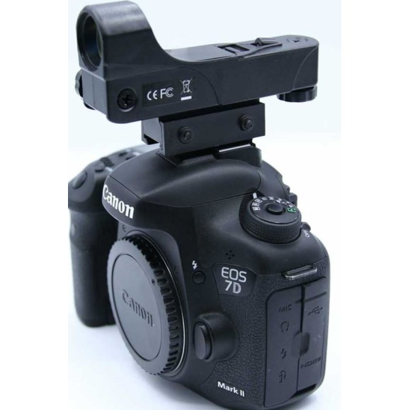 Wega hot shoe adapter for red dot finder on Canon cameras