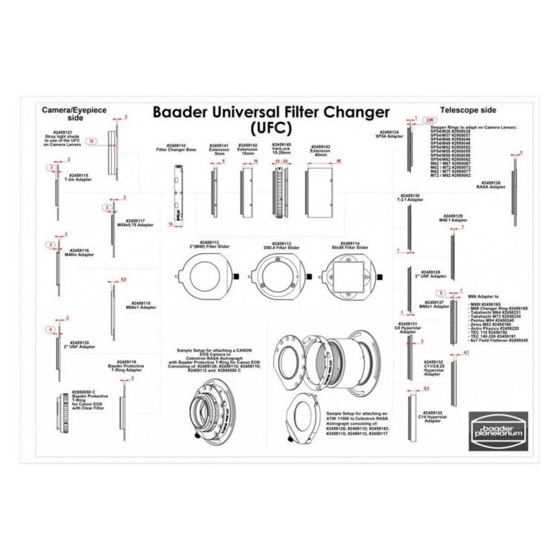 UFC sliding filter holder for filters...