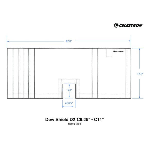 Sunshield Celestron DX flexible for C9 1/4 and C11 94016