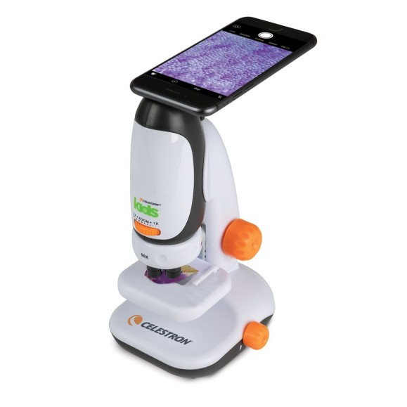 CELESTRON Kids Microscope with Smartphone Adapter