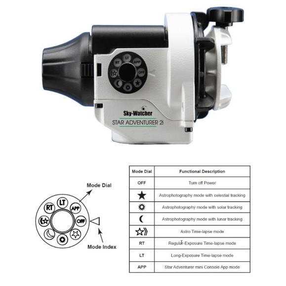 Star Tracker Skywatcher Star Adventurer 2i WIFI Astrophoto with book Traveling Astrophotography