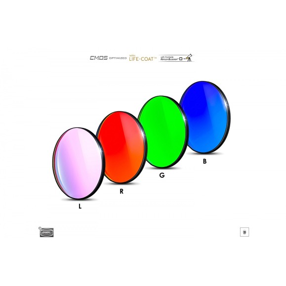 Set of LRGB filters Ø 36mm Optimized for CMOS of Baader Planetarium