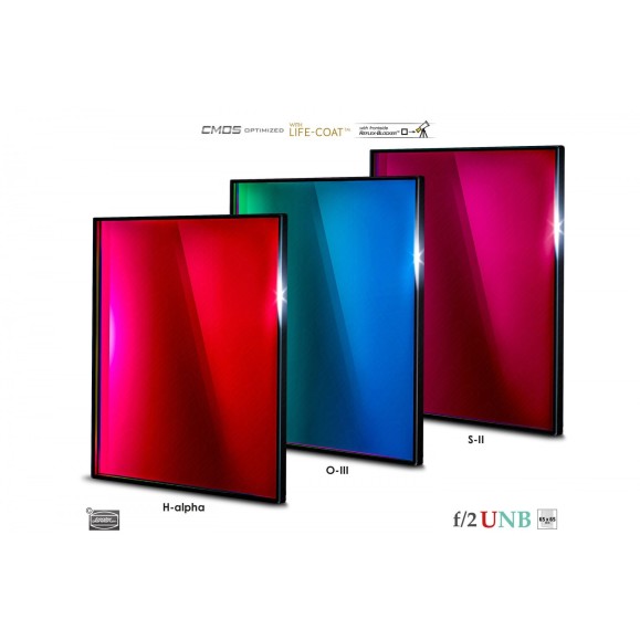 Set of 3 filters Ultra Highspeed 65x65mm - 3,5/4 nm Cmos Optimized Baader Planetarium