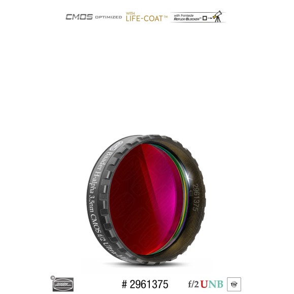 Baader H-alpha Ultra-Highspeed 3.5nm Ø 1¼" filters optimized for CMOS