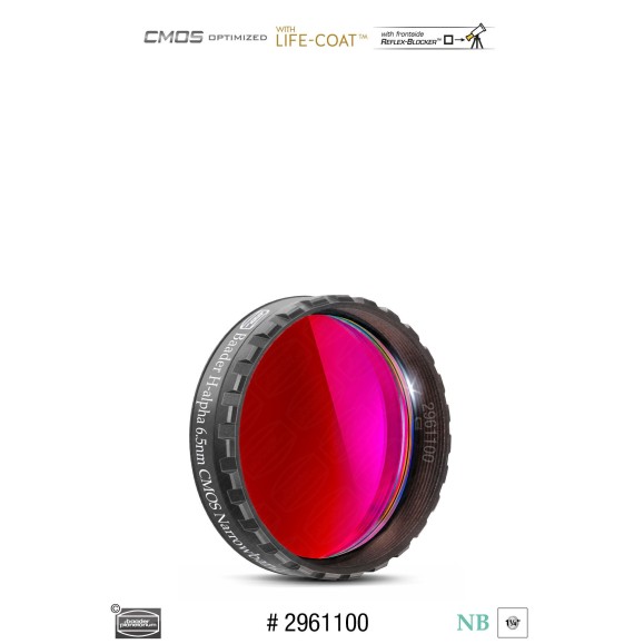 Baader H-alpha Narrowband Filters 6.5nm Ø 1¼" optimized for CMOS