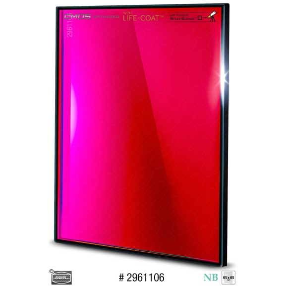 Baader H-alpha Narrowband 6.5nm 65x65 mm filters optimized for CMOS