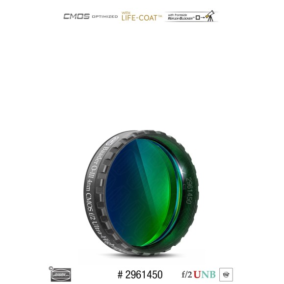 Baader O-III Ultra-Highspeed 4nm Ø 1¼" filter optimized for CMOS