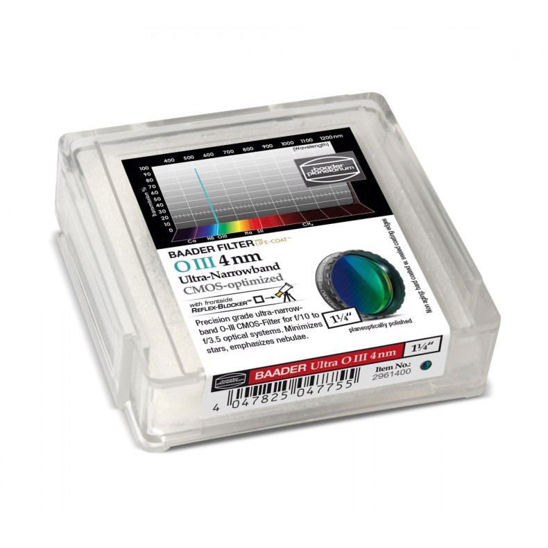 Baader O-III Ultra-Narrowband 4nm Ø... Baader O-III Ultra-Narrowband 4nm Ø...