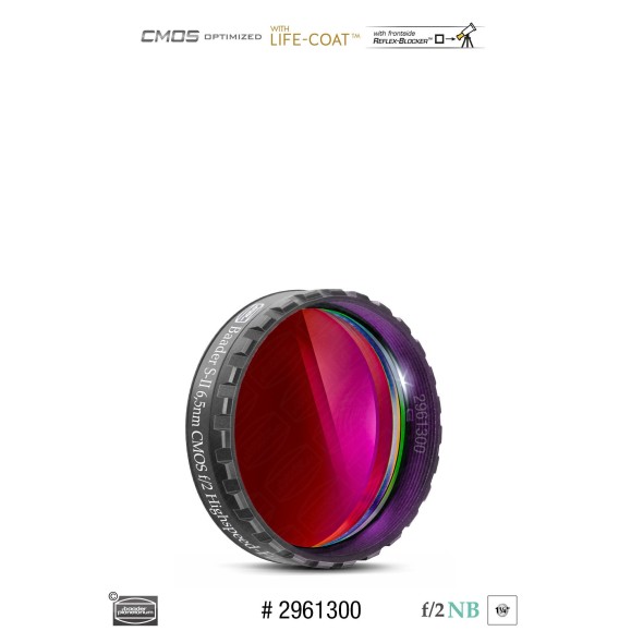 Baader S-II Highspeed 6.5nm Ø 1¼" filter optimized for CMOS