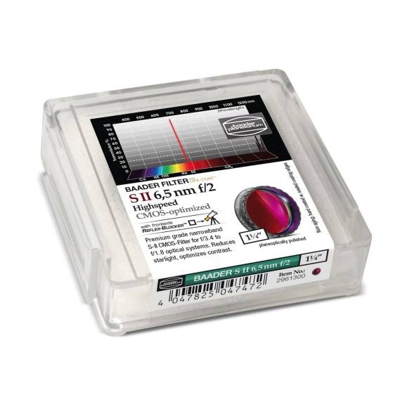 Baader S-II Highspeed 6.5nm Ø 1¼" filter optimized for CMOS