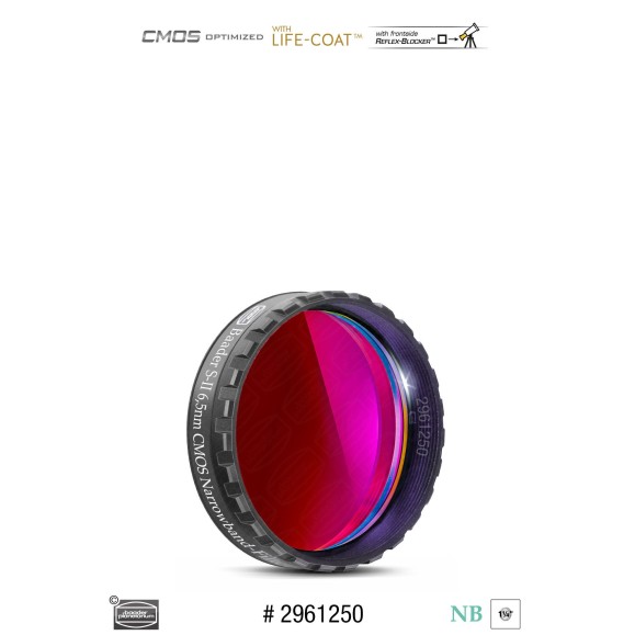 Baader S-II Narrowband 6,5nm Ø 1¼" filter optimized for CMOS