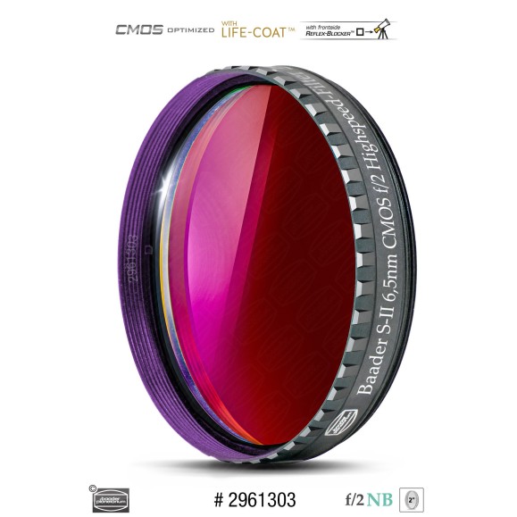 Baader S-II Highspeed 6.5nm Ø 2" filter optimized for CMOS