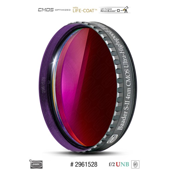 Baader S-II Ultra-Highspeed 4nm Ø 2" filter optimized for CMOS
