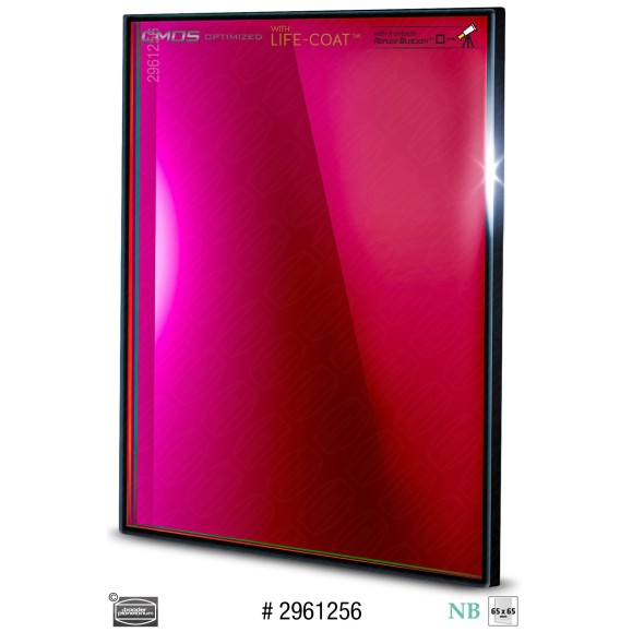 Baader S-II Narrowband 6,5nm 65x65 mm filter optimized for CMOS