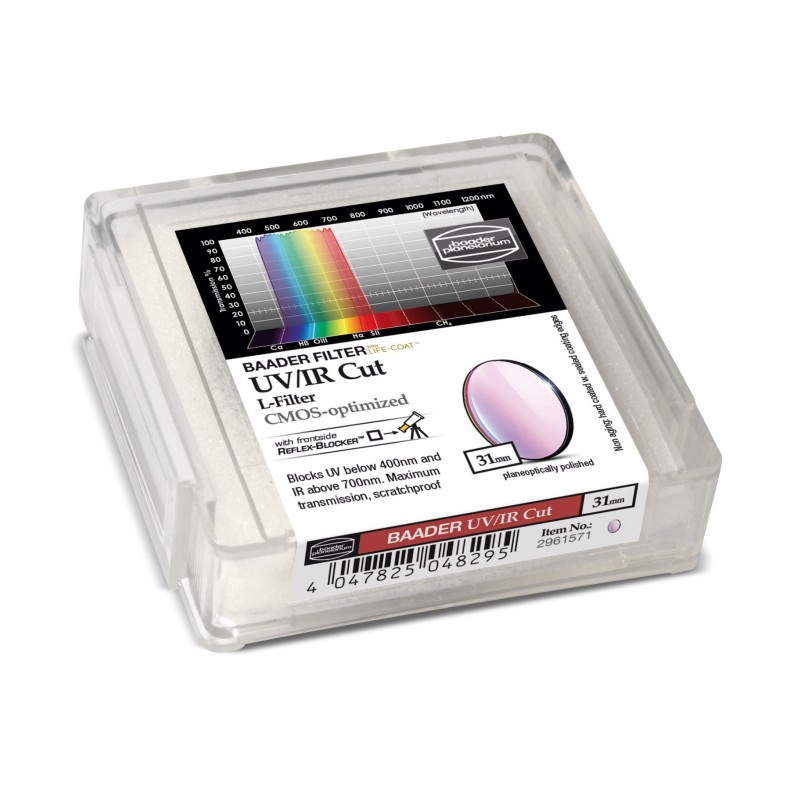 Baader UV/IR-Cut / L Filter Ø 31 mm... Baader UV/IR-Cut / L Filter Ø 31 mm...