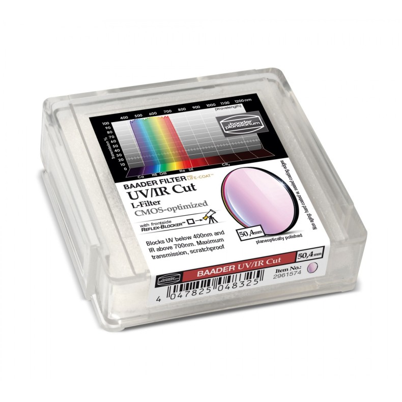 Baader UV/IR-Cut / L Ø 50.4 mm filter... Baader UV/IR-Cut / L Ø 50.4 mm filter...