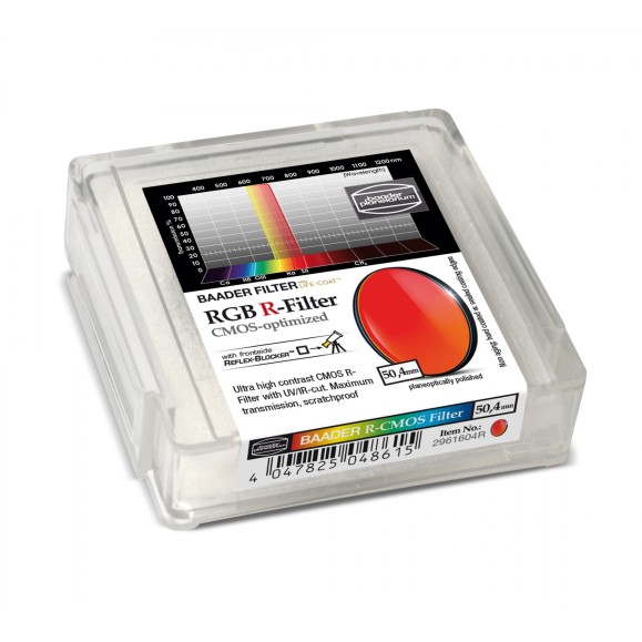 50.4 mm Baader RGB-R Ø filter optimized for CMOS