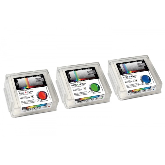 1¼" Baader RGB Ø filters set optimized for CMOS
