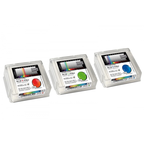 Set of 36 mm Baader RGB filters Ø 36 mm optimized for CMOS