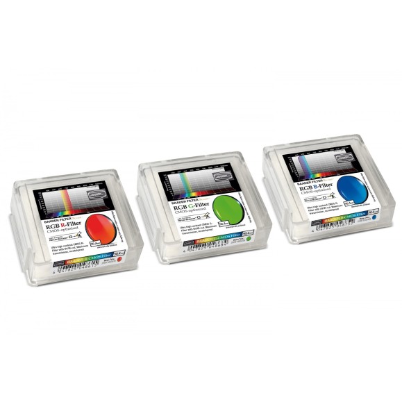 50.4 mm Baader RGB Ø 50.4 mm filter set optimized for CMOS