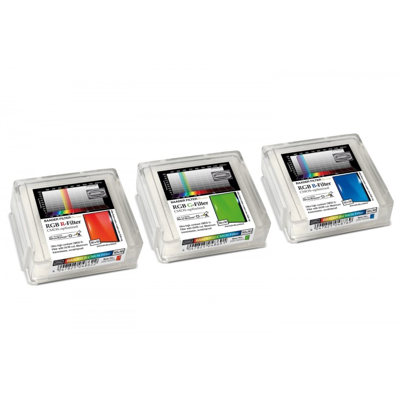 Set of 50x50 mm Baader RGB filters... Set of 50x50 mm Baader RGB filters...