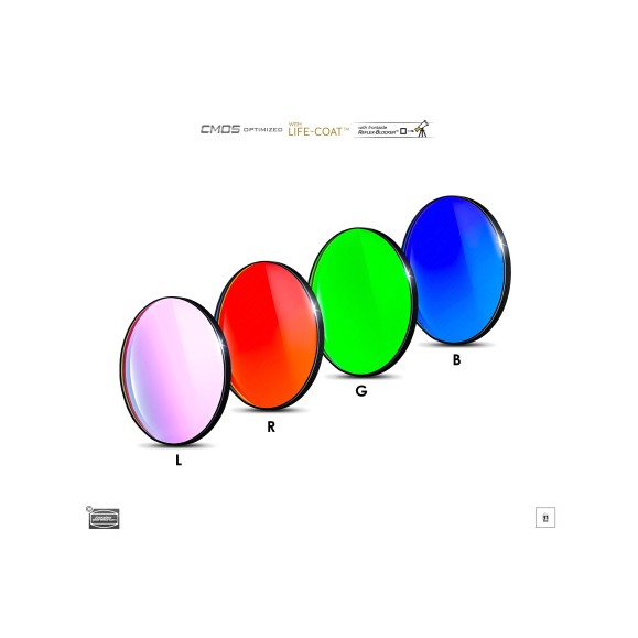 Baader LRGB filter set Ø 31 mm optimized for CMOS