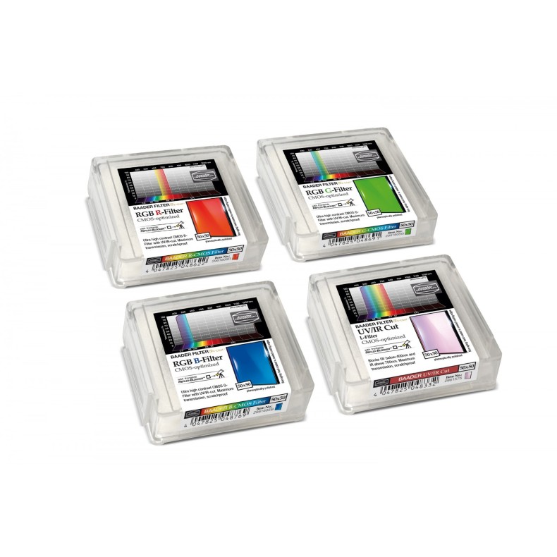 Set of 50x50 mm Baader LRGB filters...