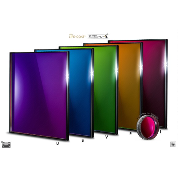 Photometric filter set 100x100 mm² BESSEL Baader Planetarium