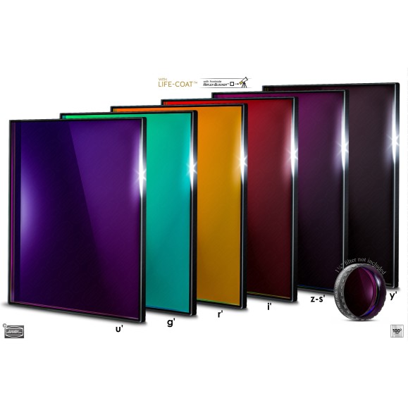 Photometric filter set 100x100 mm² SLOAN Baader Planetarium