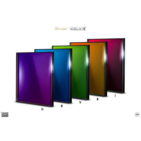 Photometric filter set 50x50 mm² BESSEL Baader Planetarium