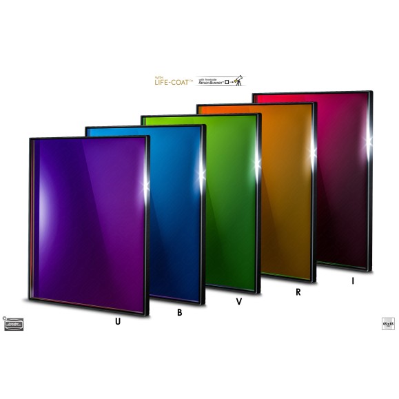 Photometric Filter Set 65 x 65 mm² BESSEL Baader Planetarium