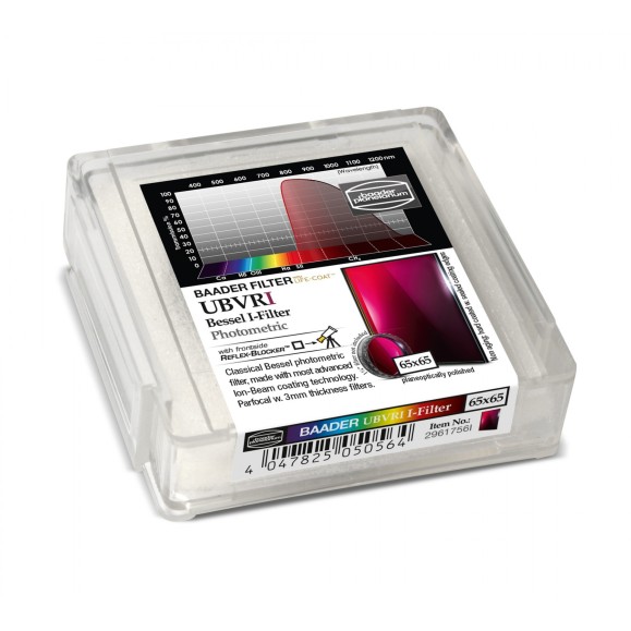 Photometric Filter 65x65 mm² BESSEL UBVRI-I Baader Planetarium