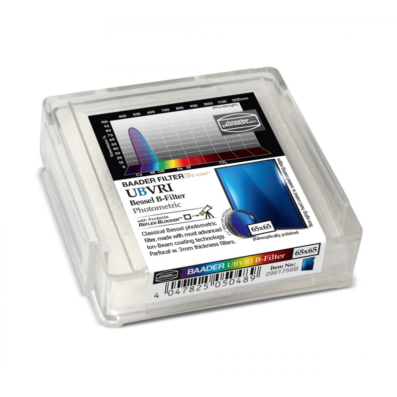 Photometric Filter 65x65 mm² BESSEL... Photometric Filter 65x65 mm² BESSEL...