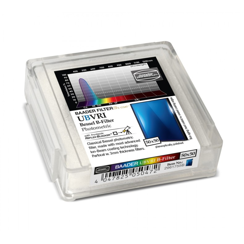 Photometric Filter 50x50 mm² BESSEL... Photometric Filter 50x50 mm² BESSEL...