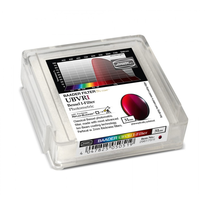 Photometric Filter Ø 31 mm BESSEL... Photometric Filter Ø 31 mm BESSEL...
