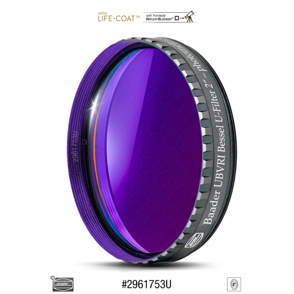 Photometric Filter Ø 2" BESSEL UBVRI-U Baader Planetarium